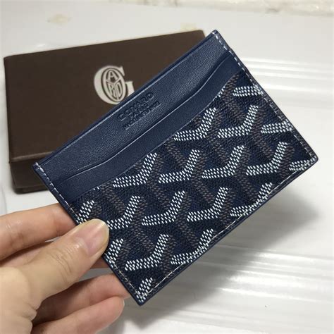 goyard mens card holder|authentic Goyard card holder.